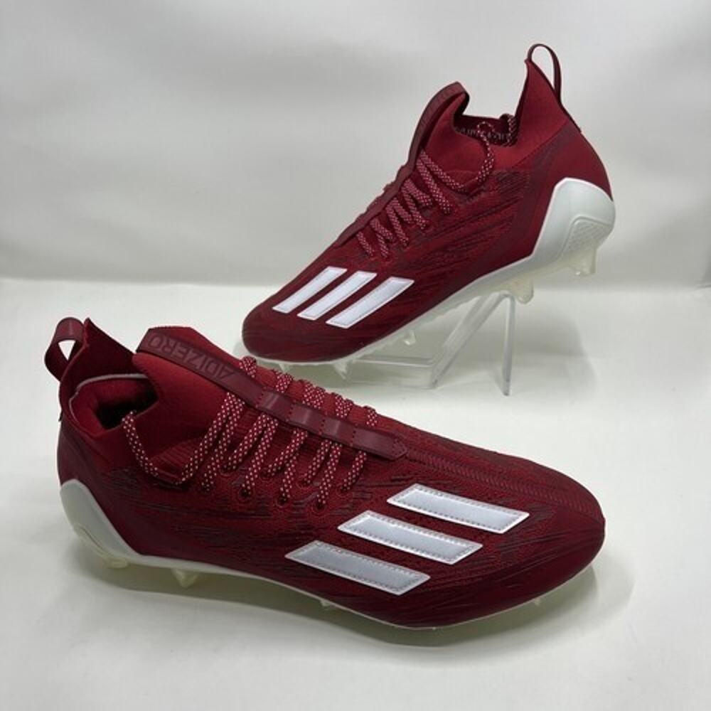Adidas ADIZERO Mens Size 14 PRIMEKNIT Low Top Football Cleats Power Red HP8745